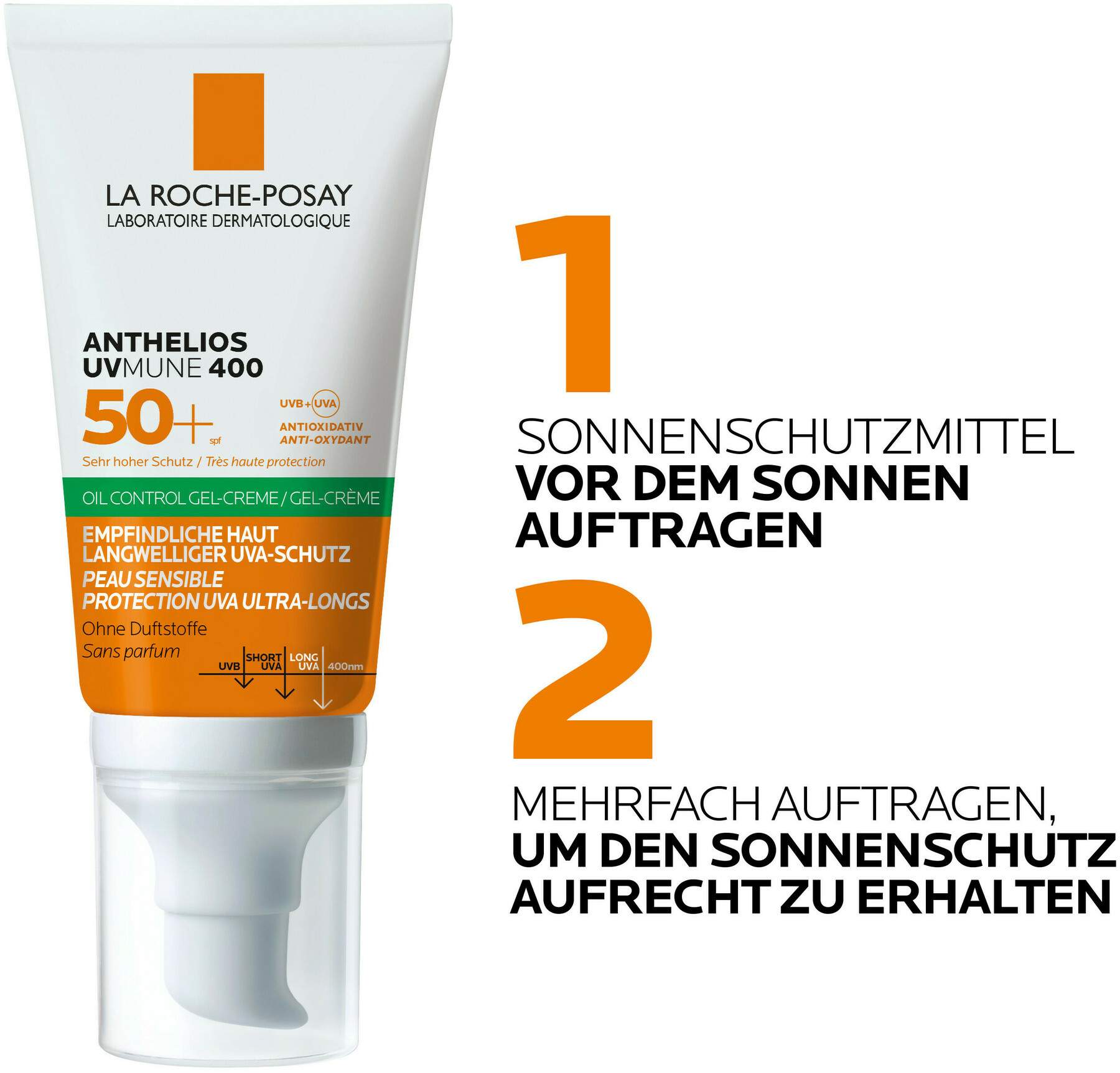 La Roche Posay Anthelios Oil Control Gel-Creme UV Mune 400 LSF 50+ 50 ml
