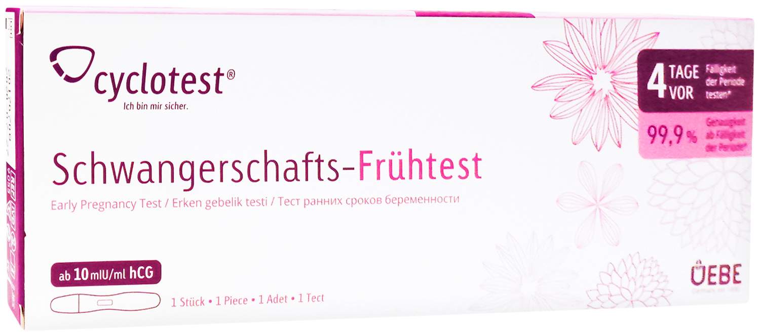 Cyclotest Schwangerschafts-Frühtest 10 Mlu Je ml U