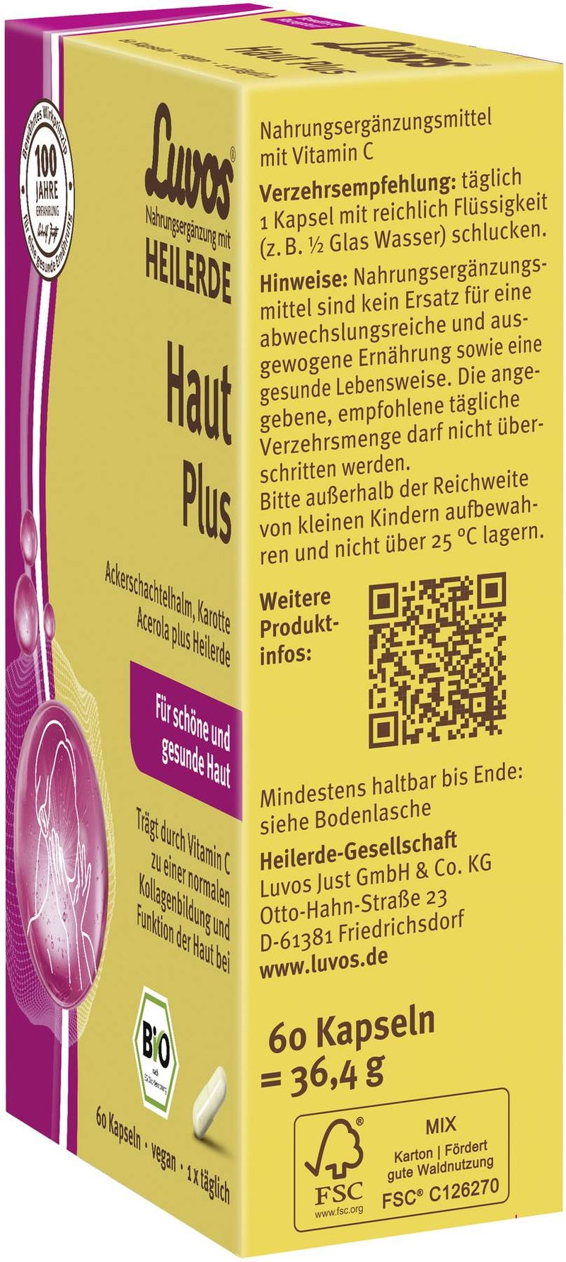 Luvos Heilerde Bio Haut Plus Kapseln