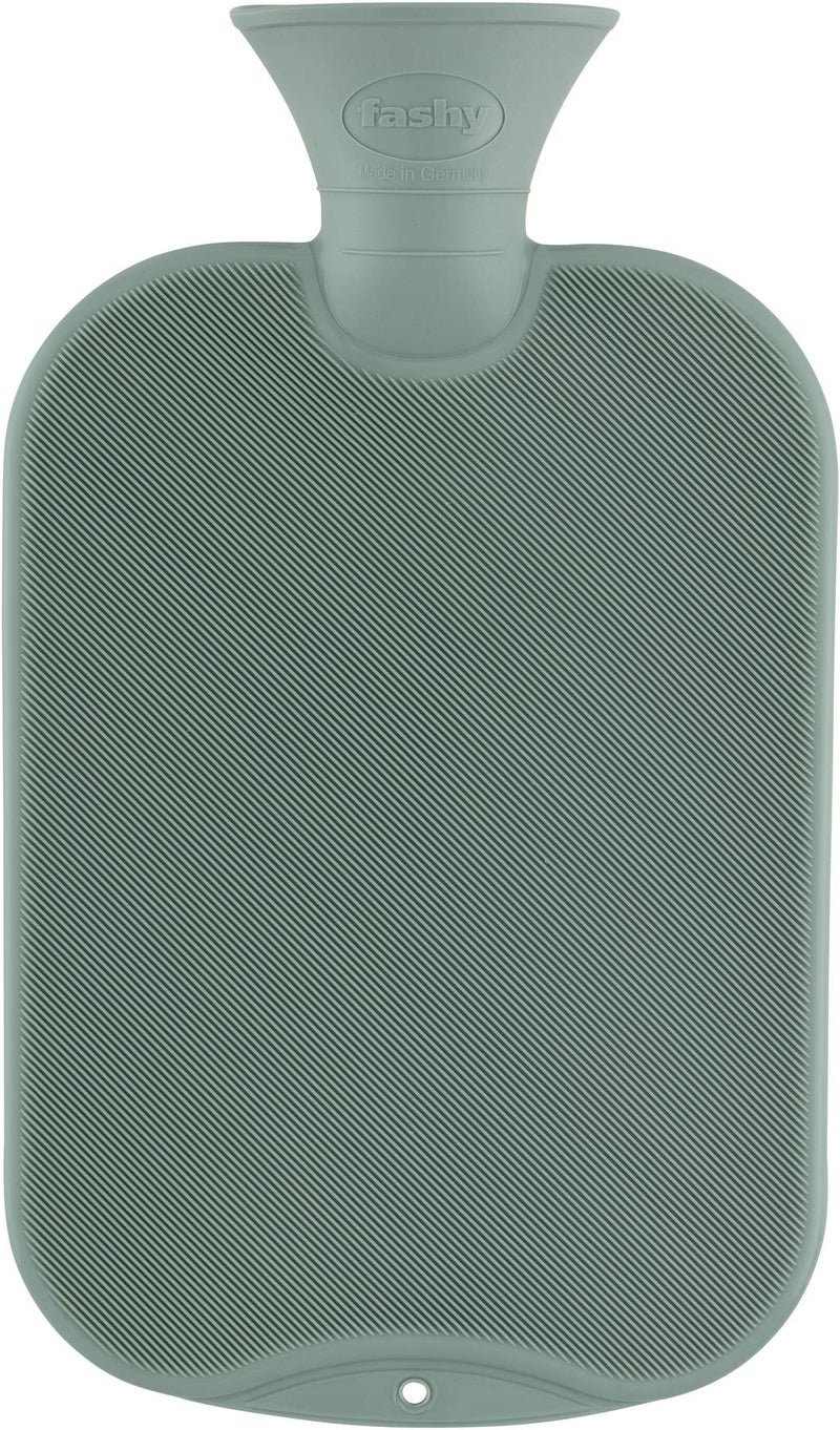Wärmflasche, feine Halblamelle, iceberg green 1 Stück
