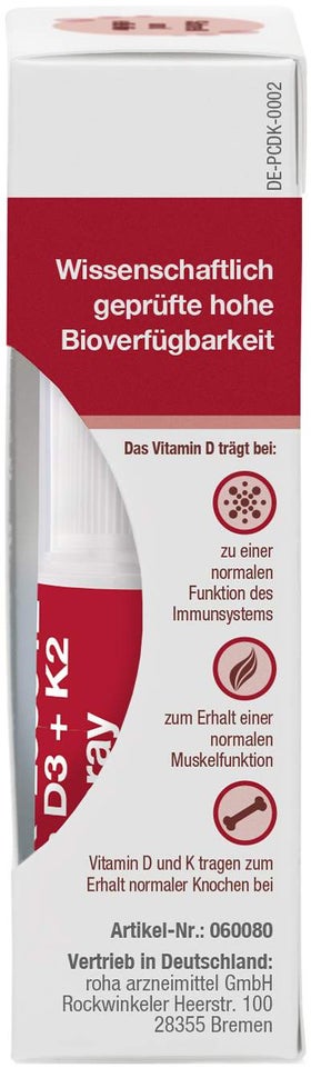 Betteryou Vitamin D3 + K2 Direkt-Spray 12 ml