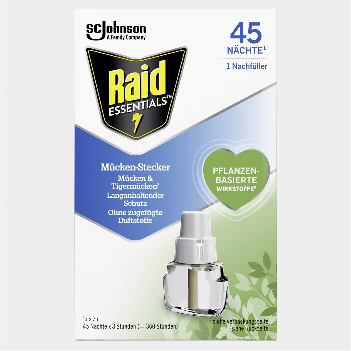 Raid Essentials Mücken-Stecker 45 Nächte Nachfüller 1 Stück kaufen