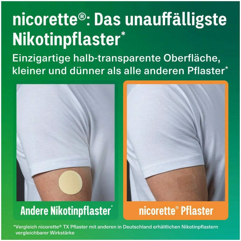 Nicorette TX Pflaster 15 mg 14 Matrixpflaster