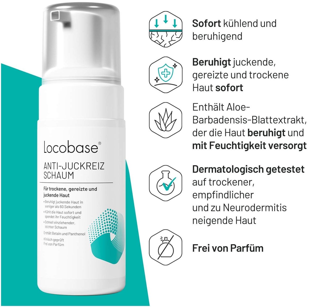 Locobase Anti-Juckreiz Schaum 100 ml
