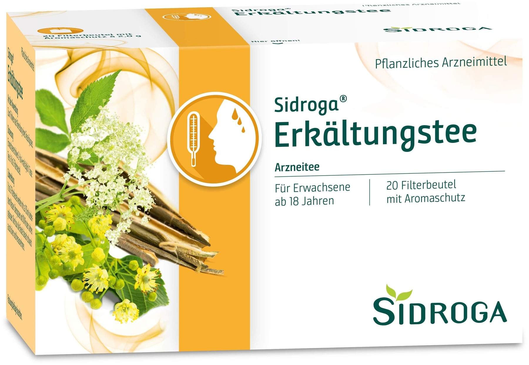 Sidroga Erkältungstee 20 Filterbeutel