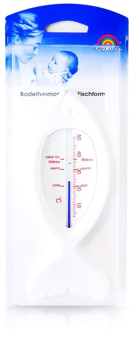 Badethermometer Fisch Weiß 115007