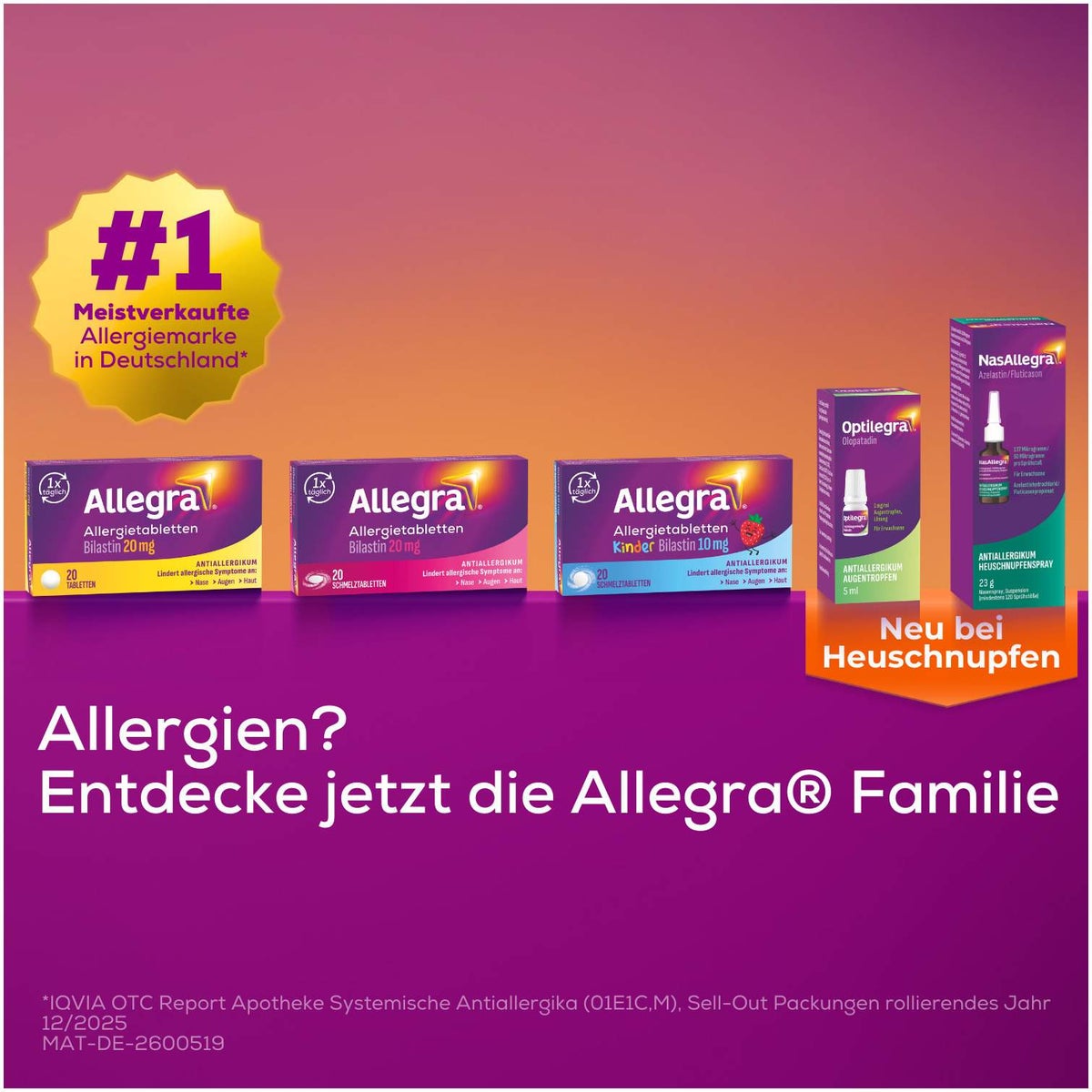 Allegra Allergietabletten 20 mg 20 Tabletten