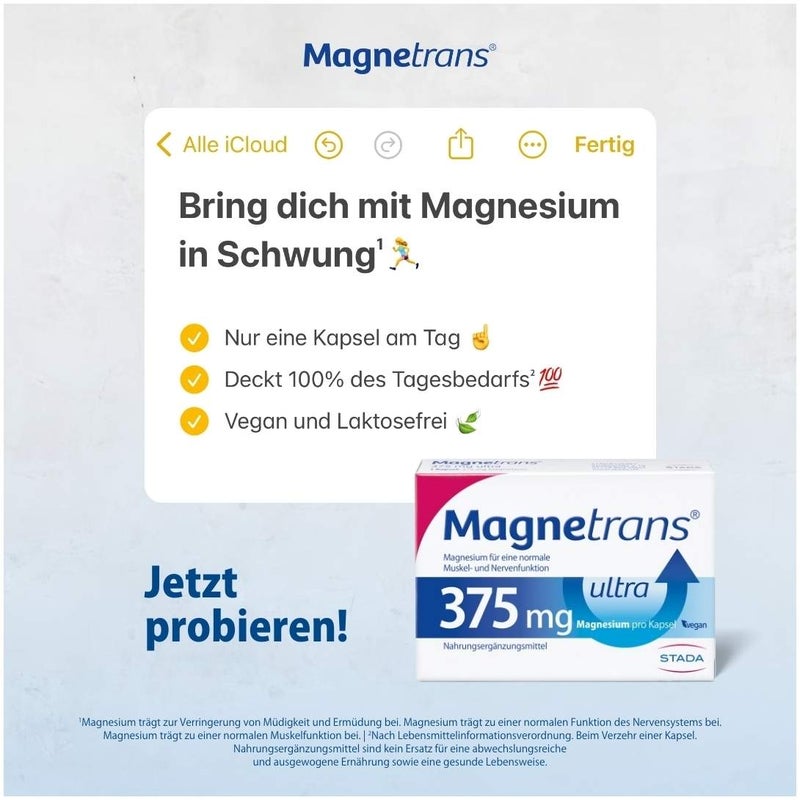 Magnetrans 375 mg Ultra 100 Kapseln