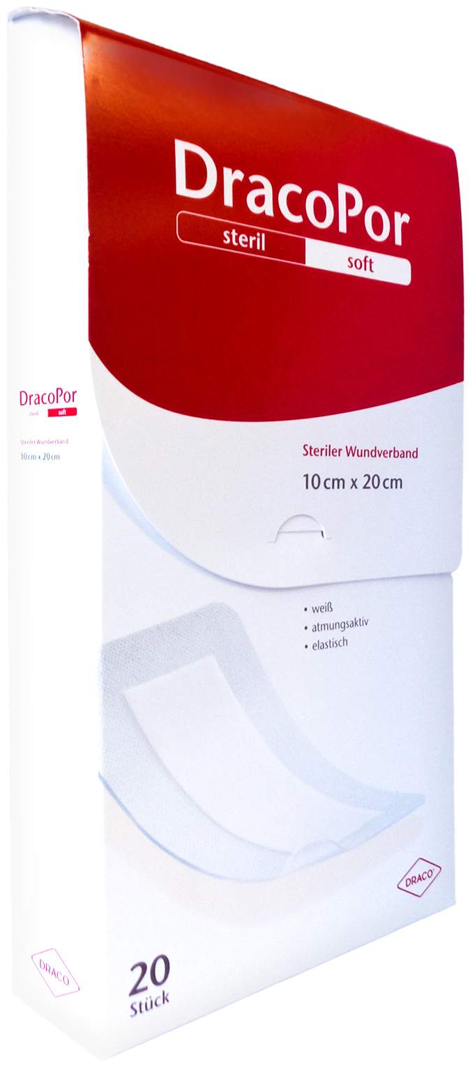 Dracopor Wundverband 10 X 20 cm Steril 20 Stück