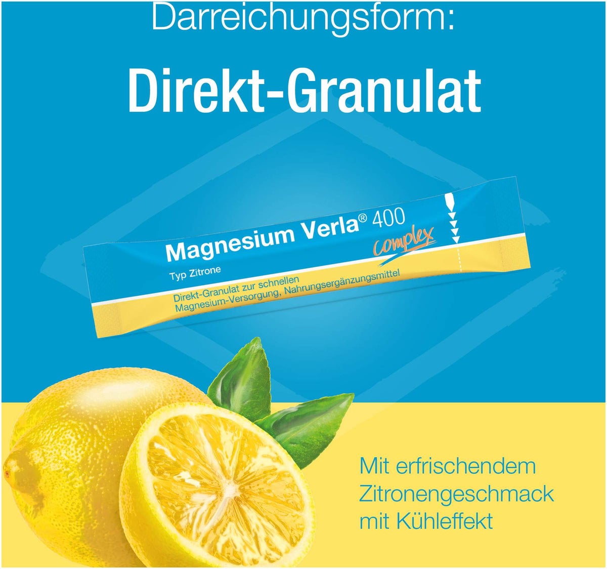 Magnesium Verla 400 Complex Direkt Granulat 50 Stück