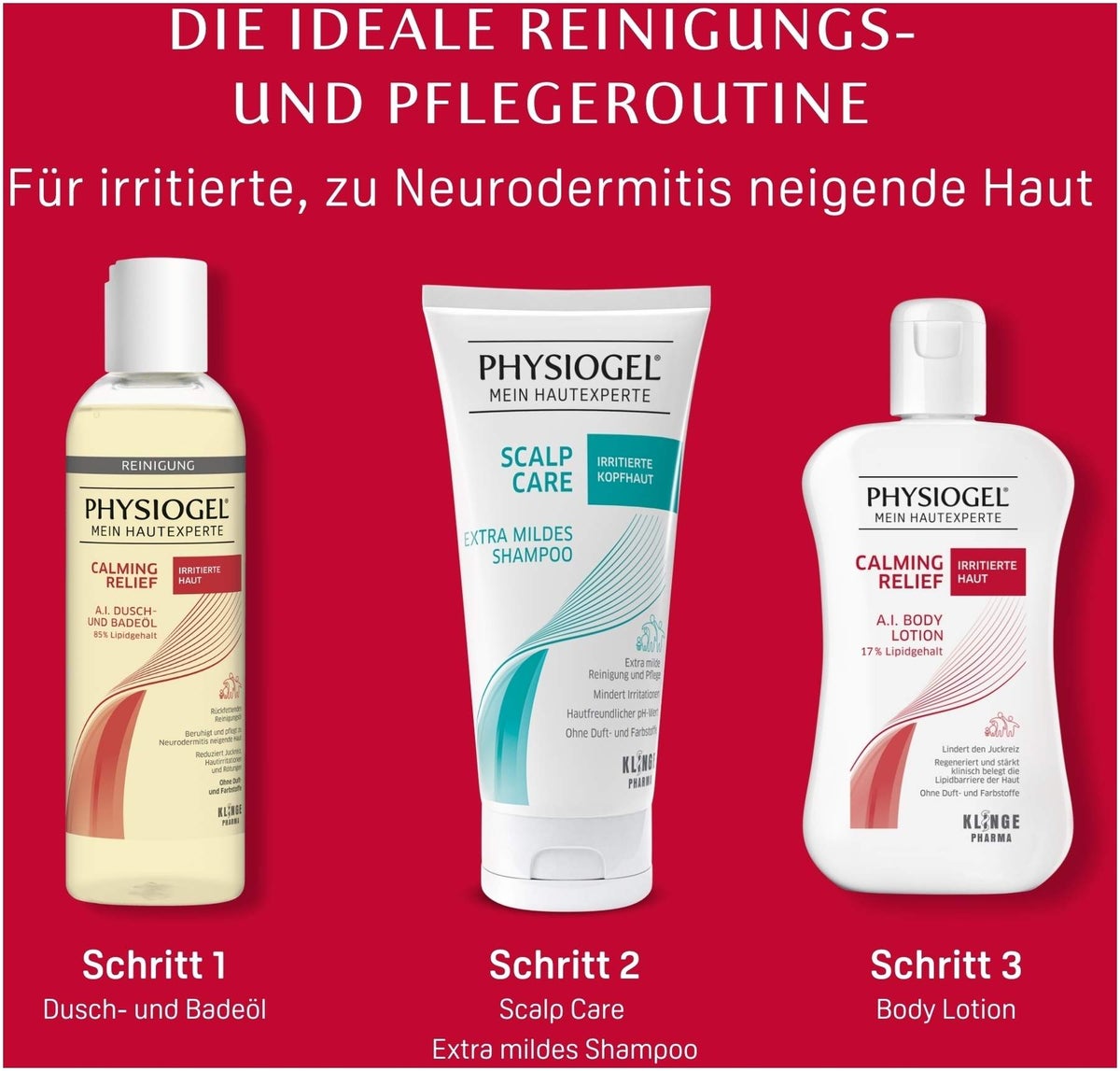 Physiogel Calming Relief A.I. Bade- und Duschöl 400 ml