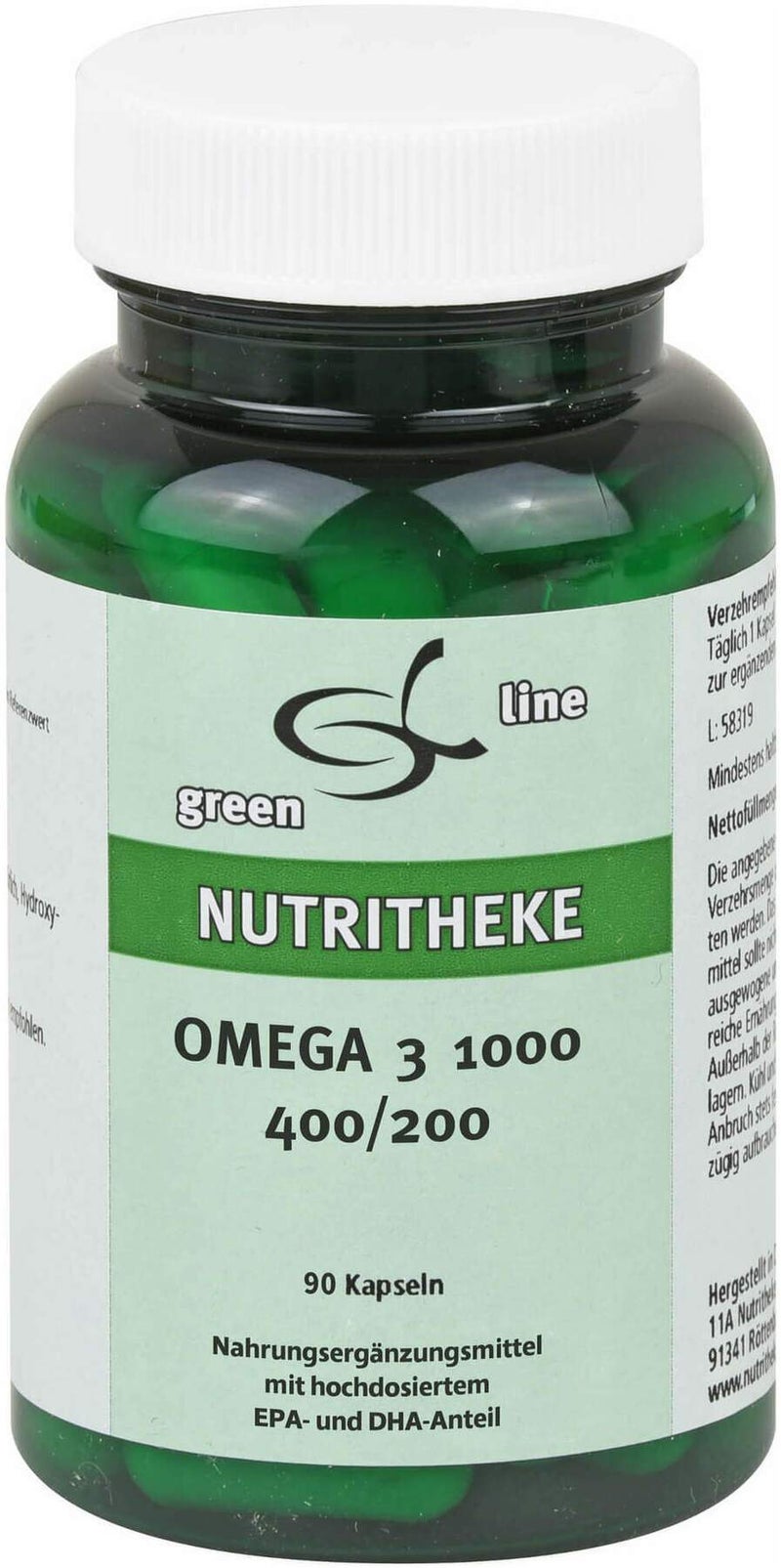 Omega-3 1000 400-200 90 Kapseln