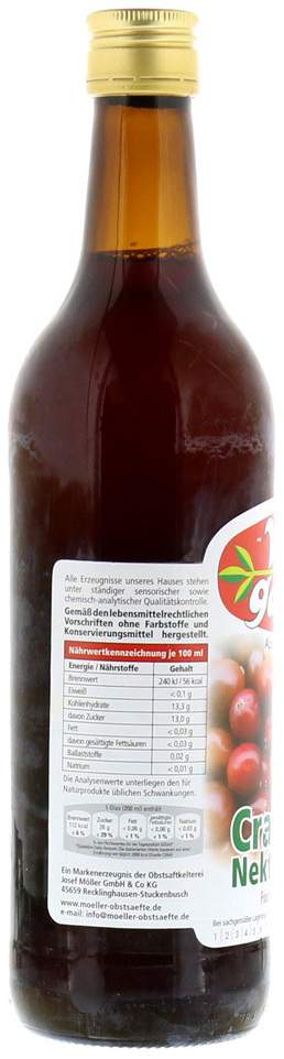 Vitagarten Cranberry Nektar