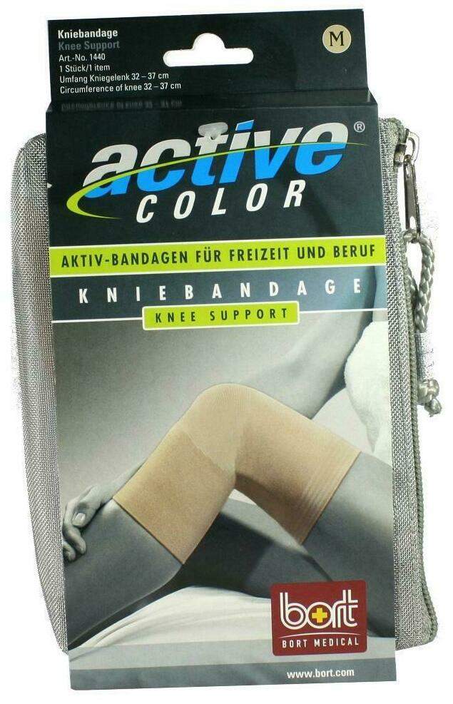 Bort Activecolor Kniebandage Medium Haut 1 Stück
