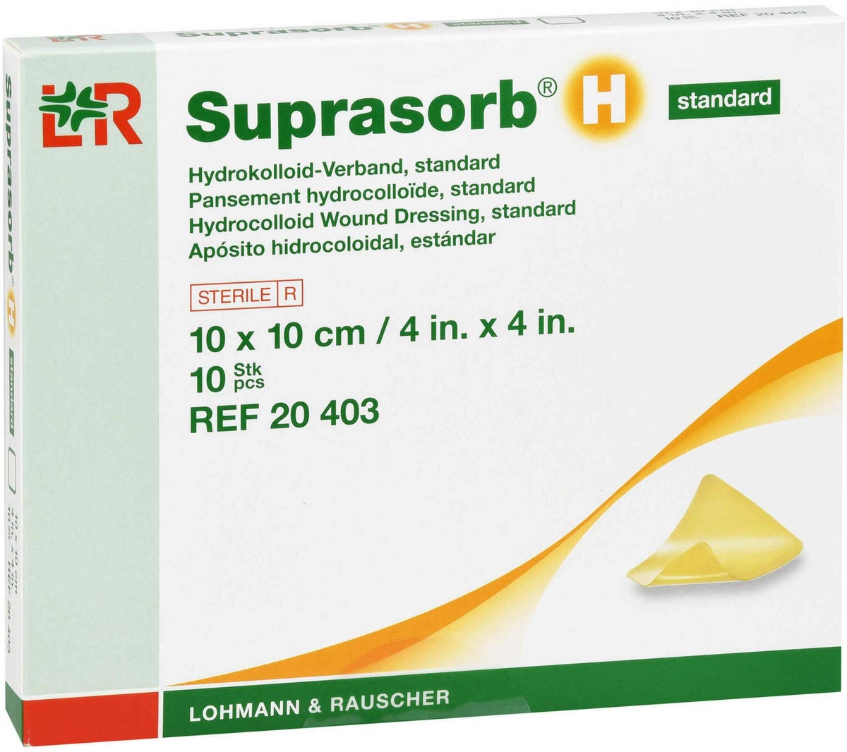 Suprasorb H Hydrokoll.Verb.Standard 10 X 10 cm 10 Stk