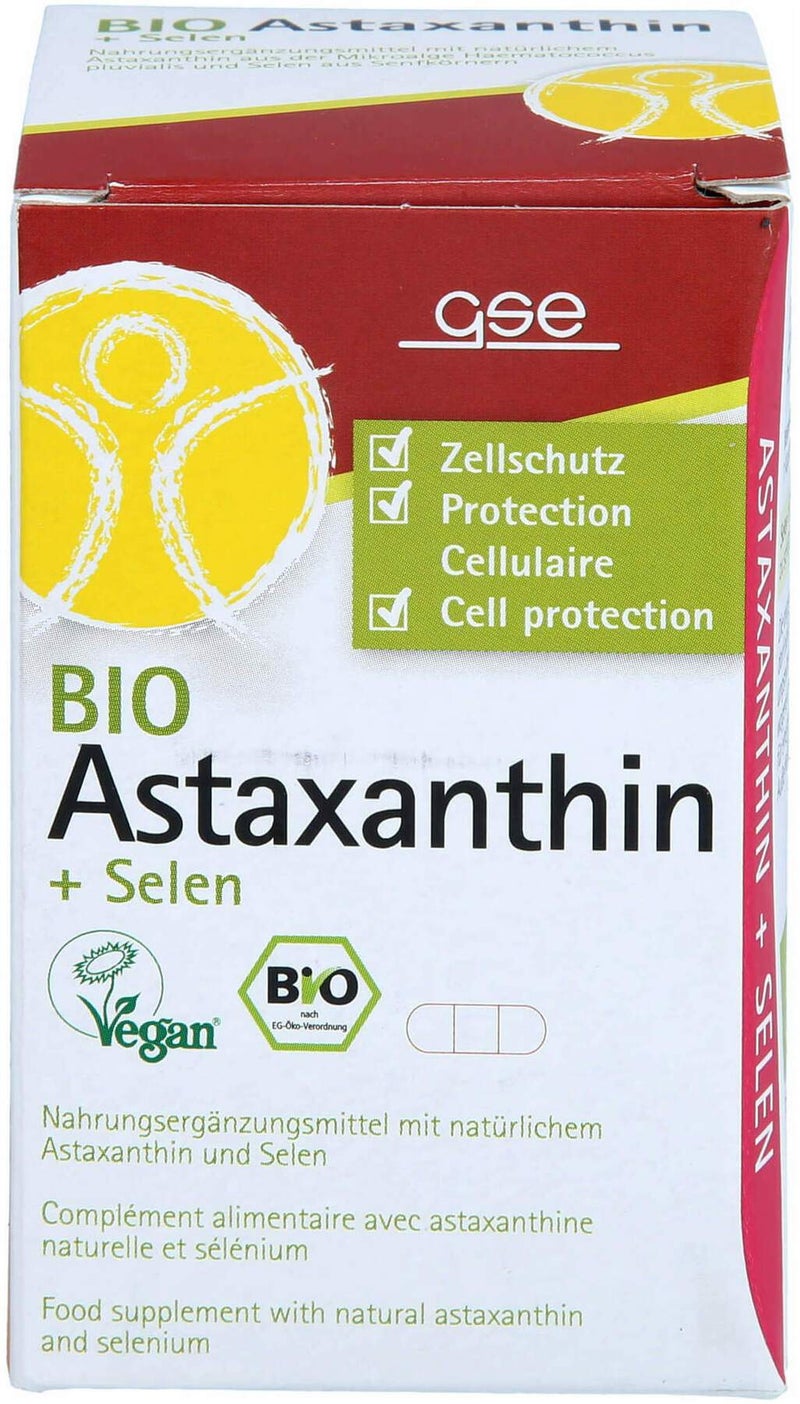 Gse Astaxanthin+selen Bio Kapseln 45 Stück