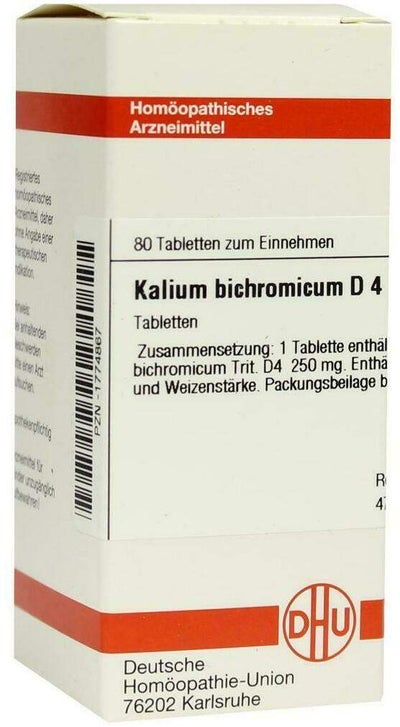 Dhu Kalium Bichromicum D4 80 Tabletten