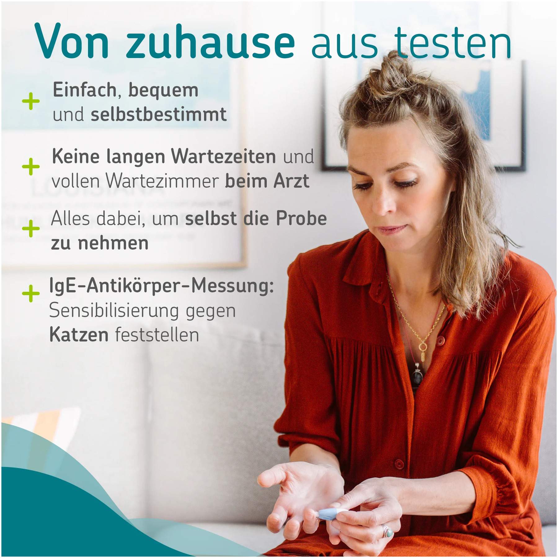 Cerascreen Allergie-Test-Kit Katzenhaare Blut