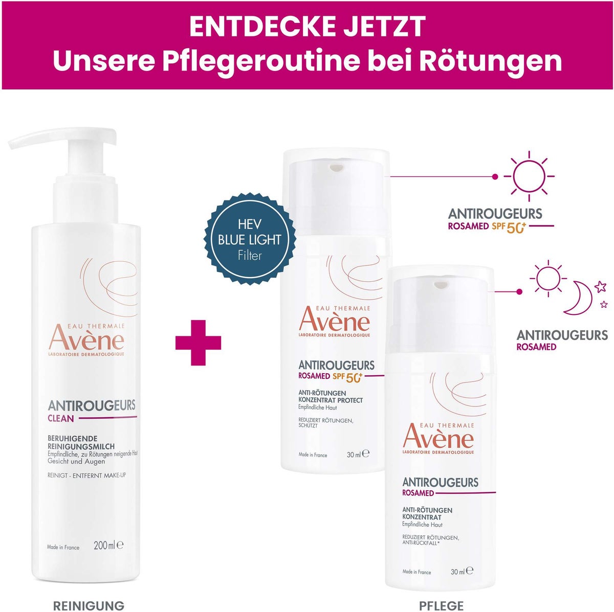 Avene Antirougeurs Rosamed Anti-Rötungen Konzentrat Protect SPF50+ 30 ml