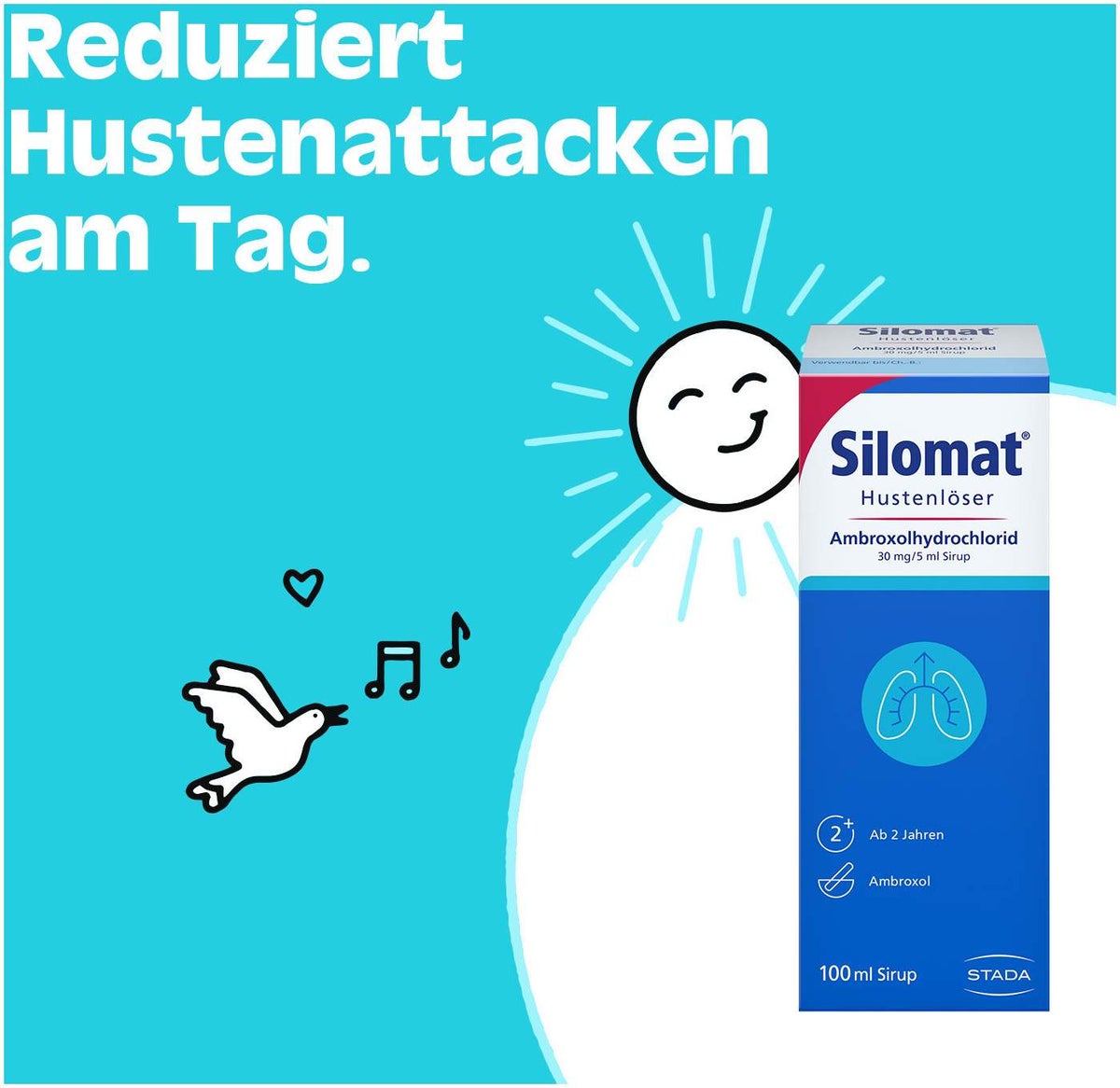Silomat Hustenlöser Ambroxolhydrochlorid 30mg je 5 ml Sirup 100 ml