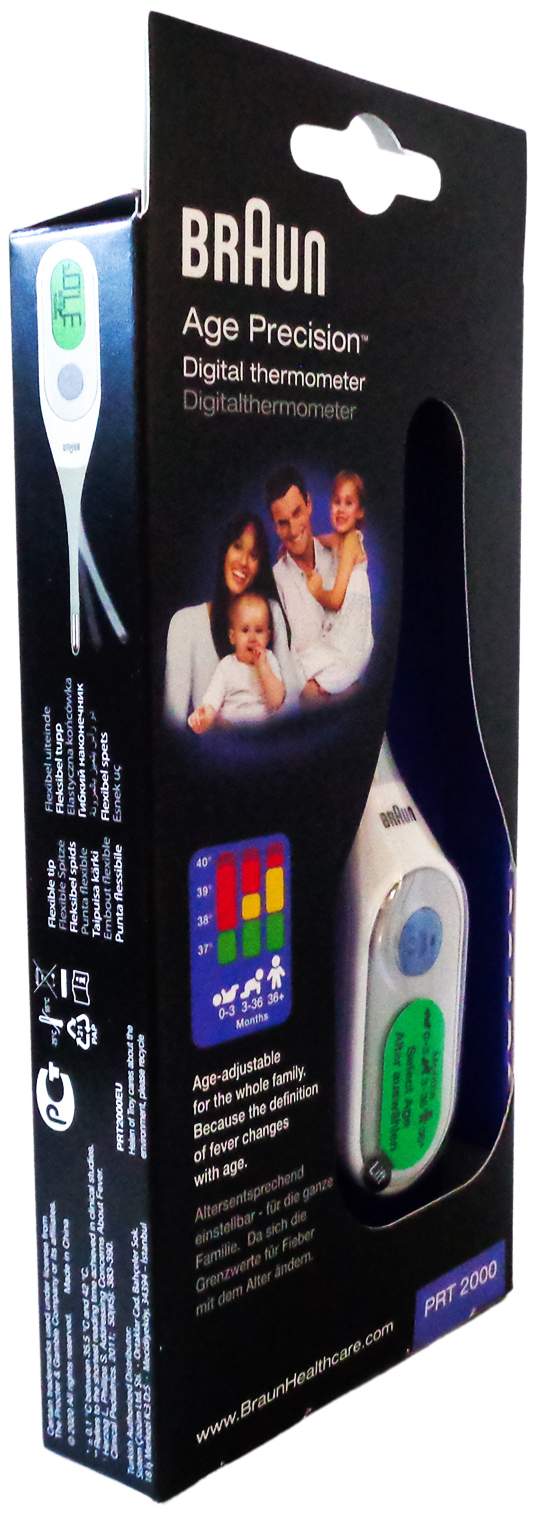 Braun Thermometer Digital Ageprecision Prt 2000 1 Stück