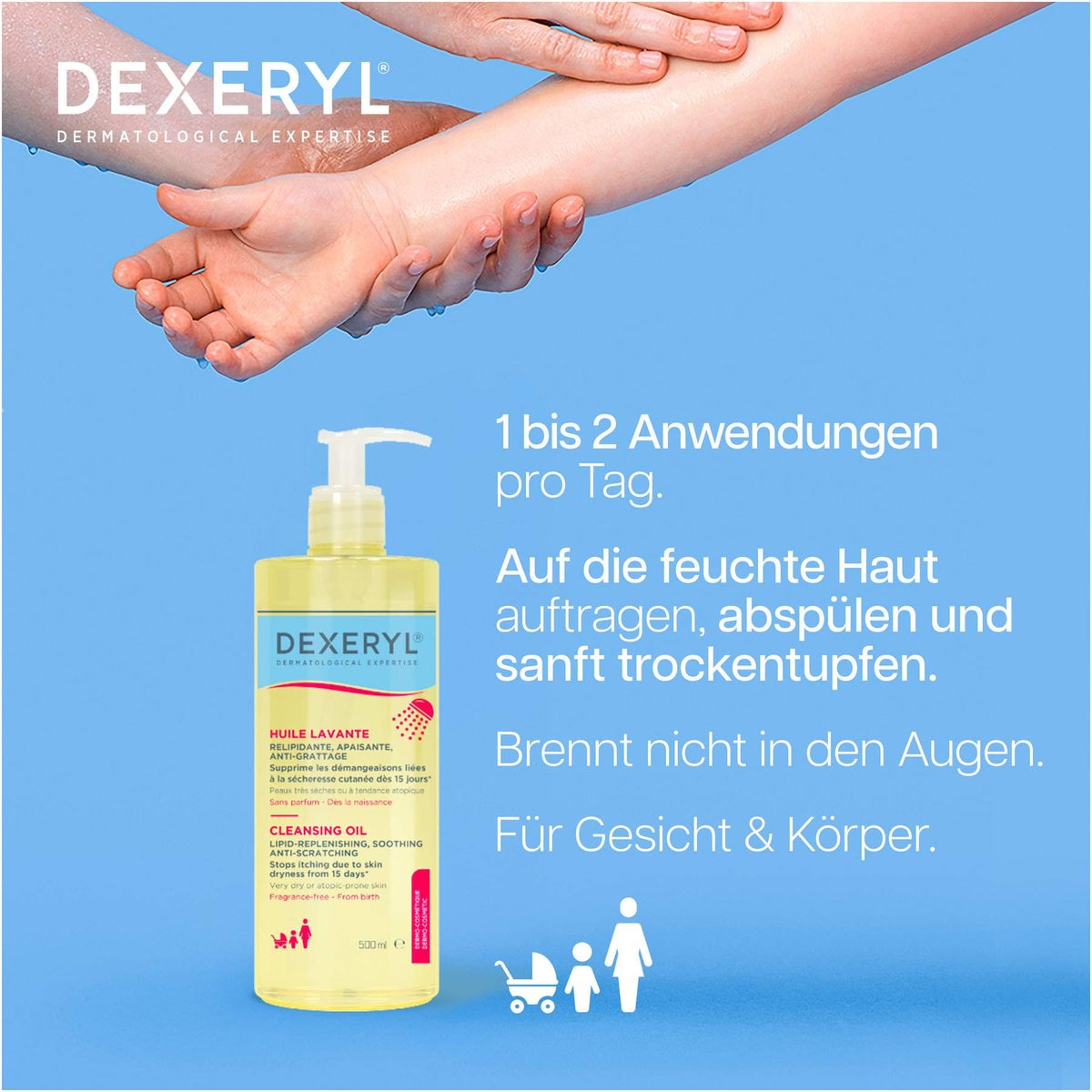 Dexeryl Reinigungsöl 500 ml