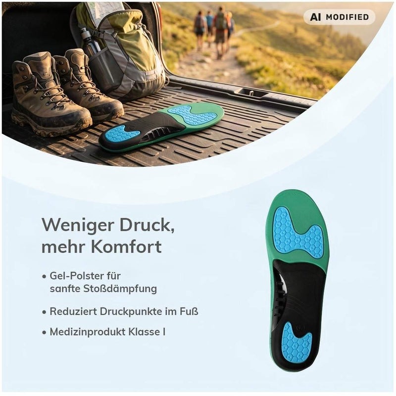 Vital Comfort Einlegesohlen gegen Vorfußbrennen Gr. 39-41 1 Paar