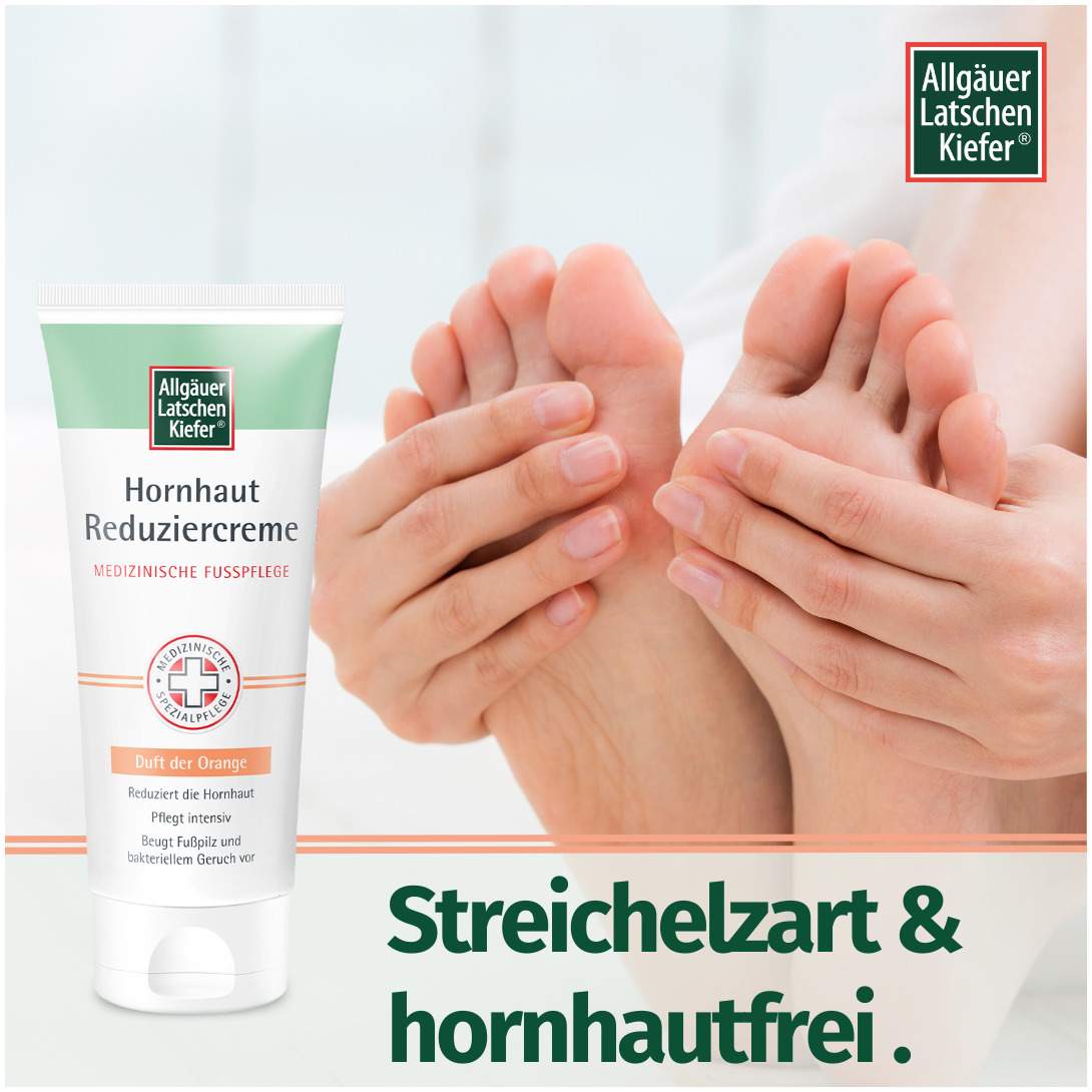 Allgäuer Latschenkiefer Hornhaut Reduziercreme Orange 100 ml