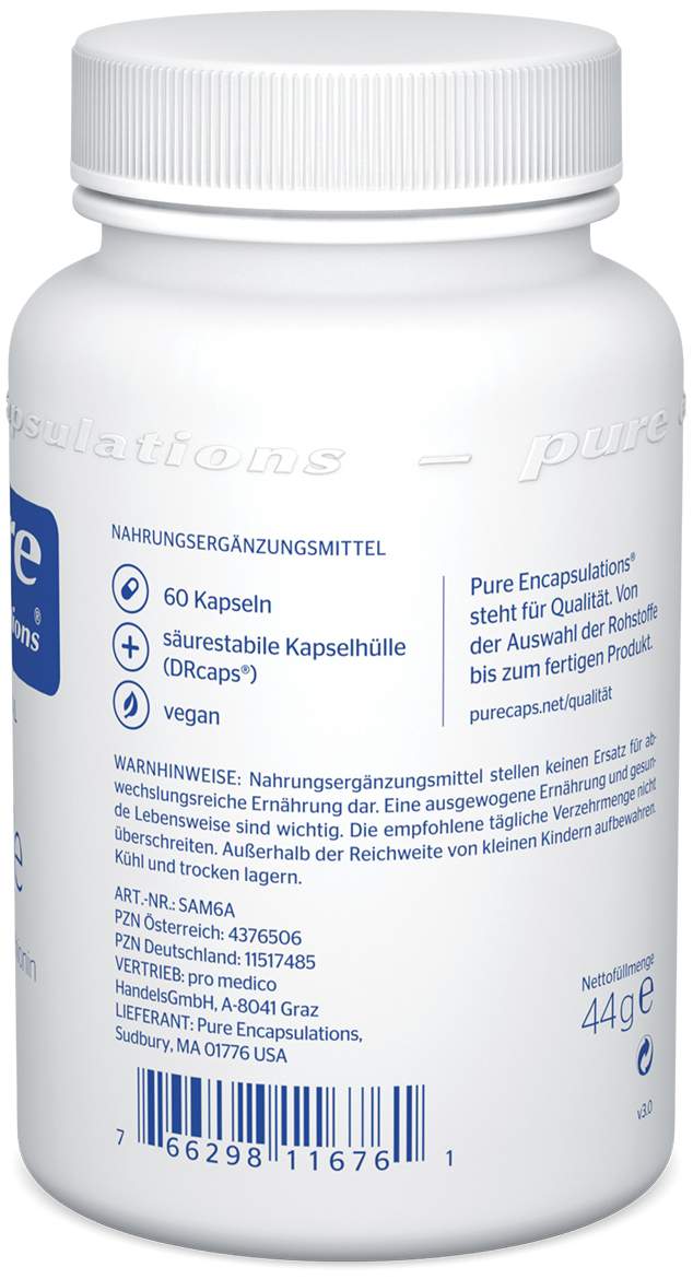 Pure Encap Same S - Adenosyl -Methionin 60 Kapseln