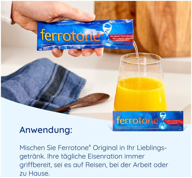 Ferrotone Natürliches Eisen 28 x 20 ml Beutel