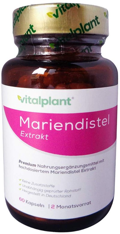 Mariendistel 300 mg Extrakt Vitalplant Kapseln