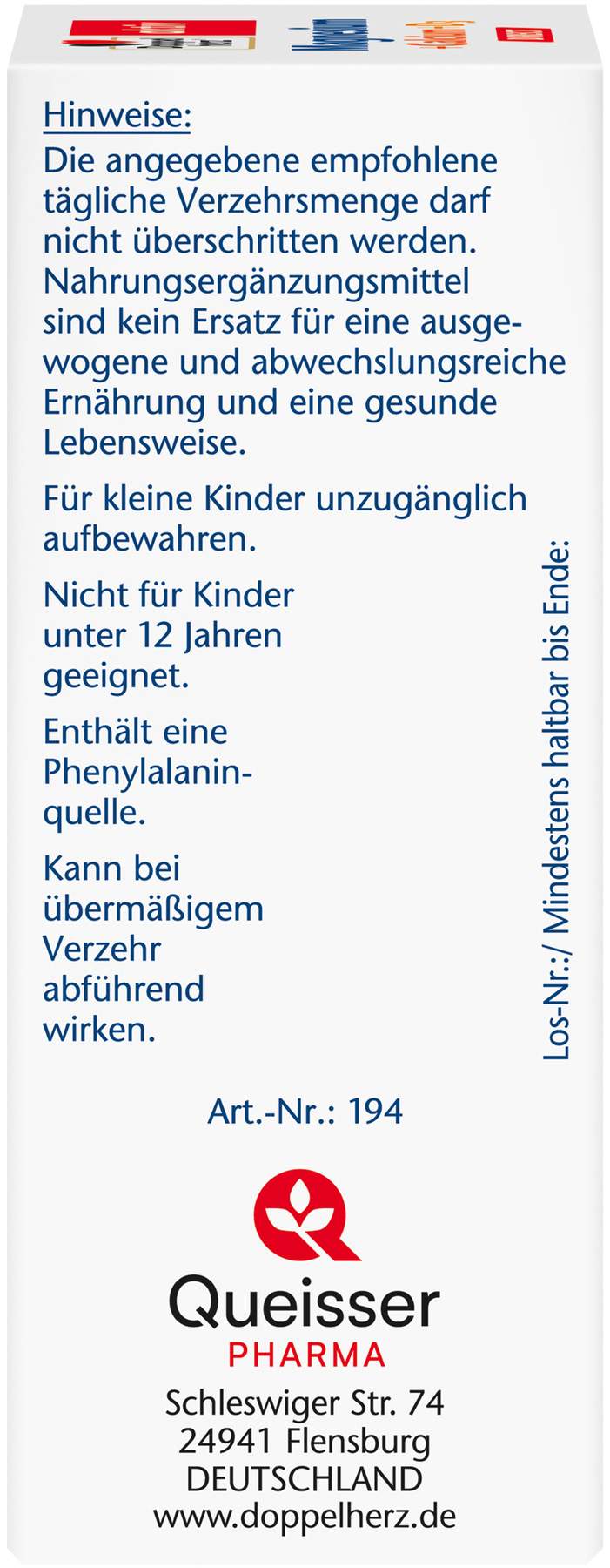 Doppelherz aktiv Magnesium + Calcium + D3 DIRECT Pellets 20 Stück