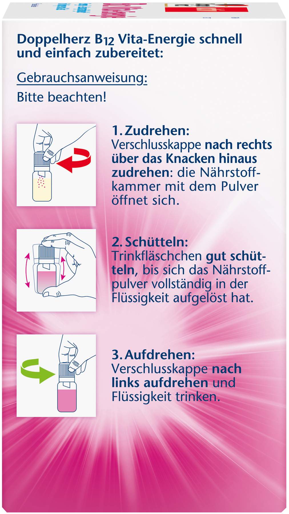 Doppelherz aktiv B12 Vita-Energie 30 Trinkampullen