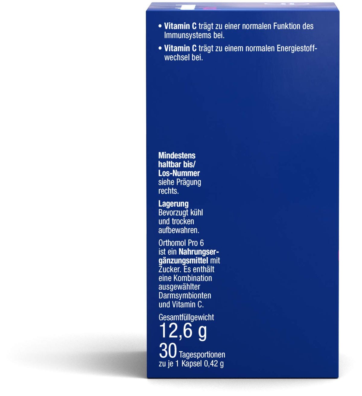 Orthomol pro 6 30 Kapseln