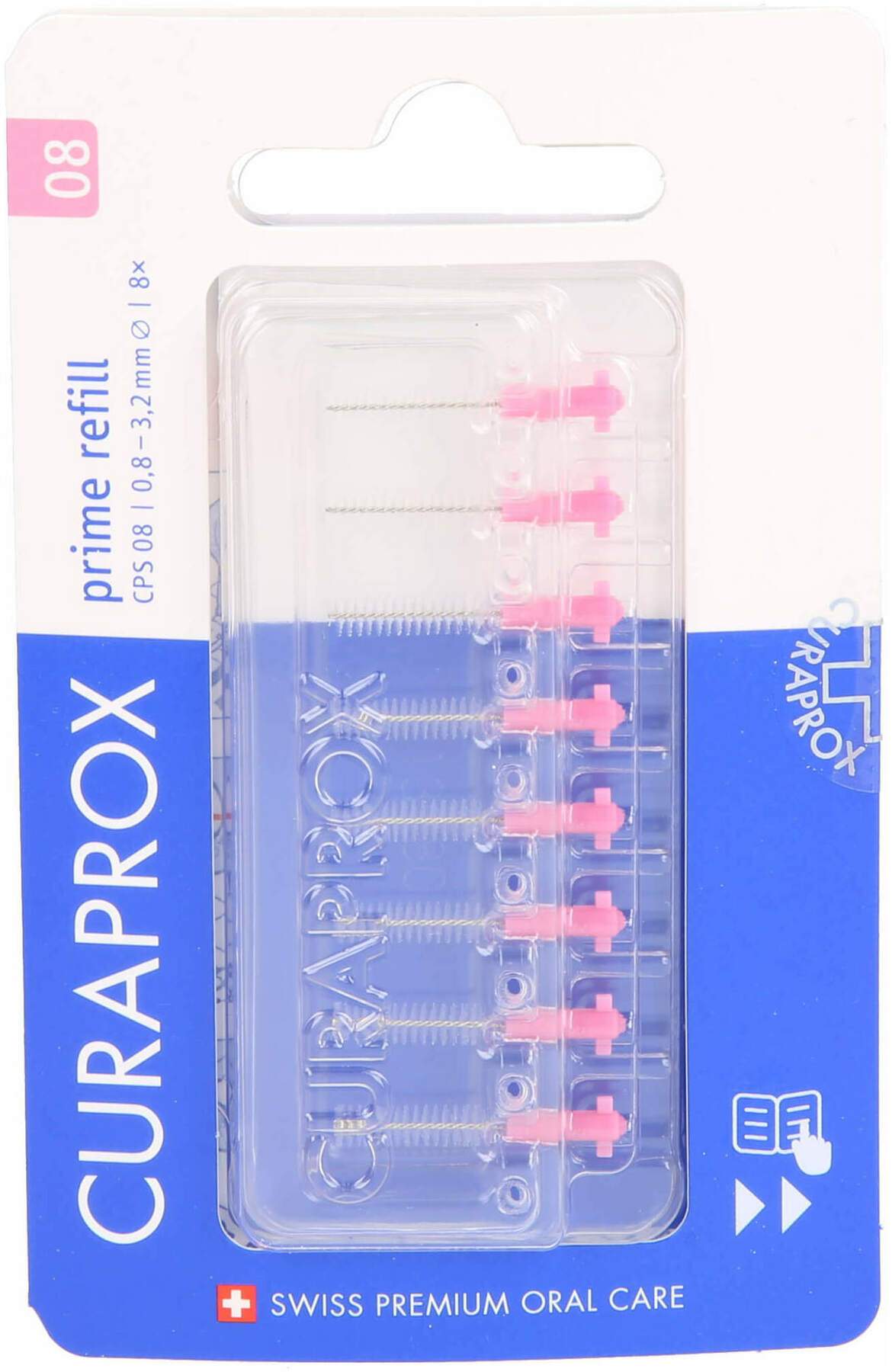 Curaprox Cps 08 Prime Interdentalbürsten Refill 8 Stück