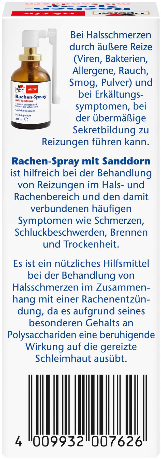 Doppelherz Aktiv Rachen-Spray Mit Sanddorn 30 ml
