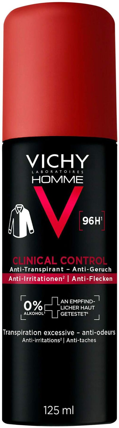 Vichy Homme Deo Spray Aero 96h 125 ml