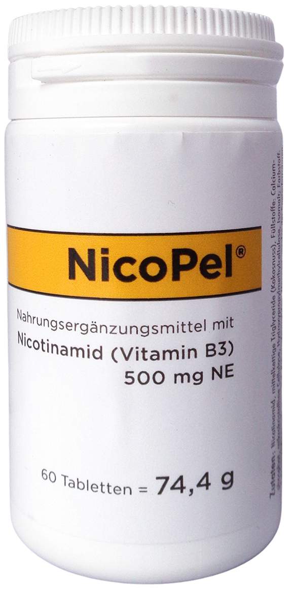 Nicopel Nicotinamid 500 mg Kapseln 60 Stück