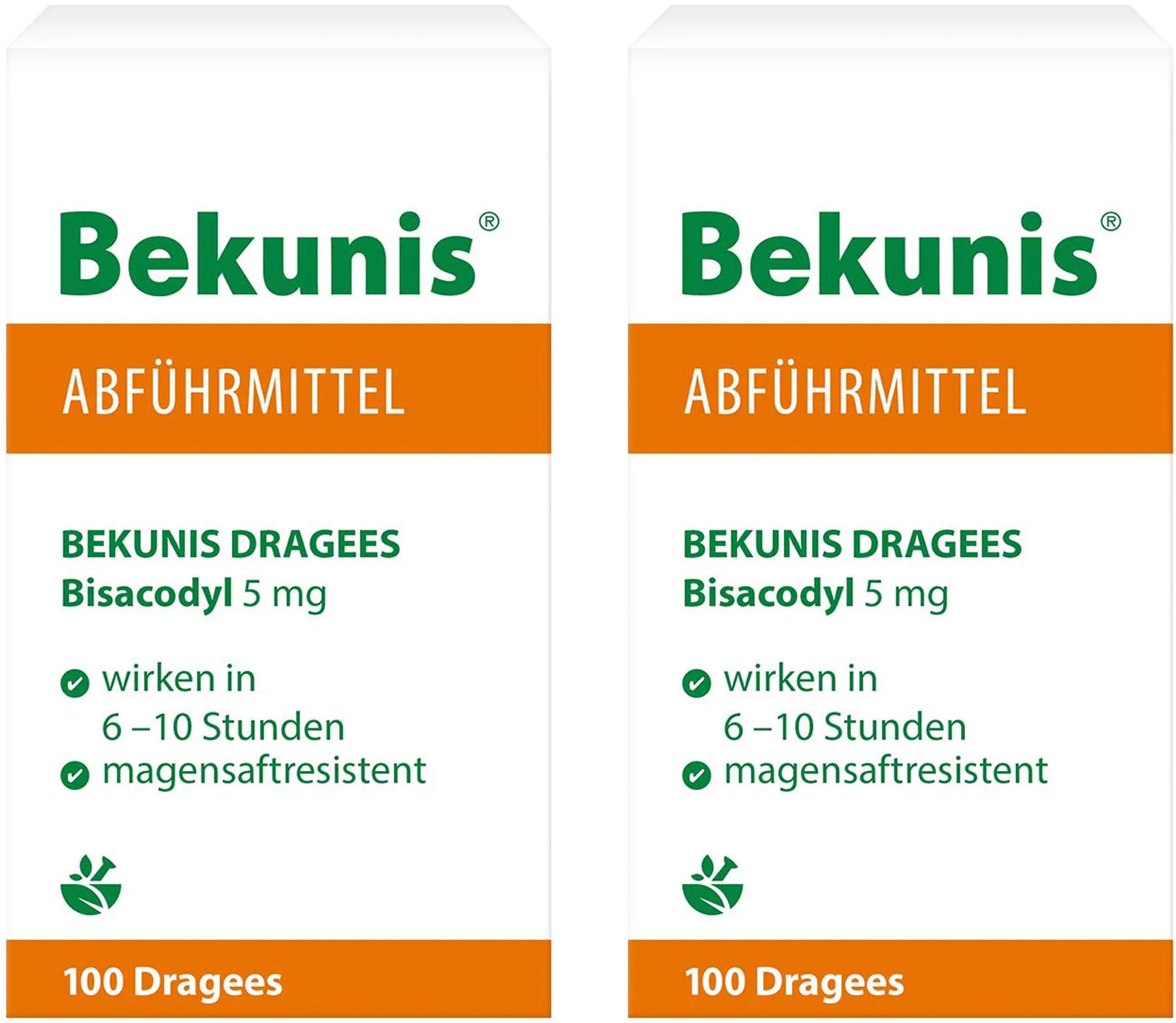 Bekunis Dragees Bisacodyl 5 mg 2 x 100 magensaftresistente Tabletten