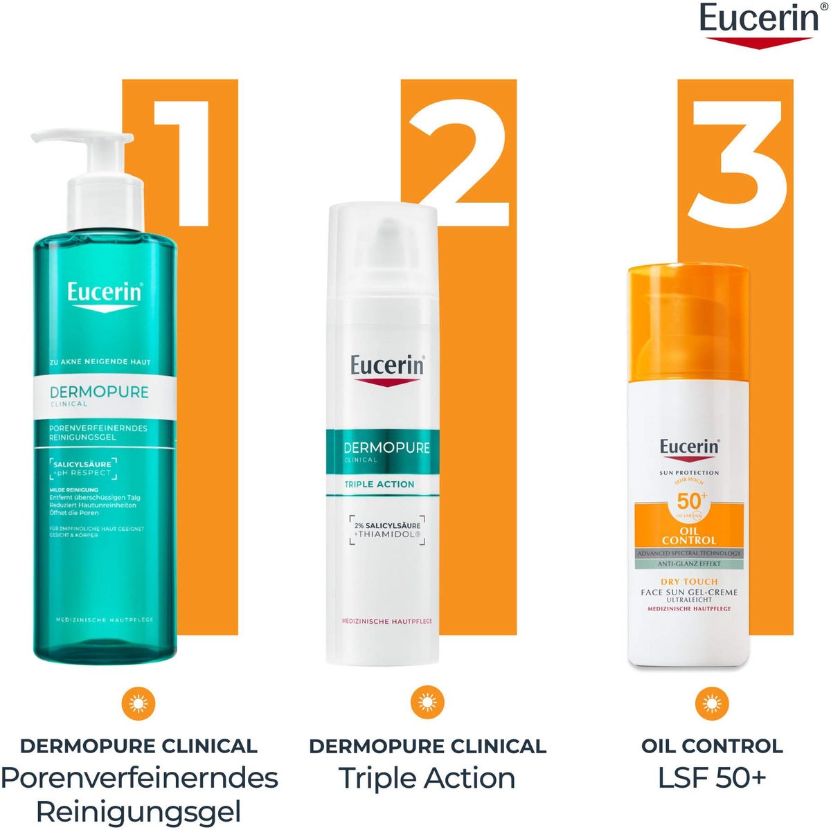 Eucerin Sun Oil Control Face LSF 50+ 50 ml Gel-Creme