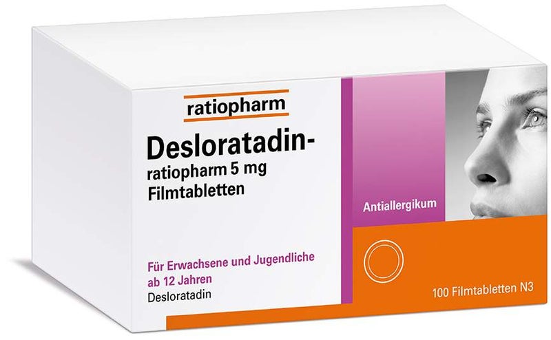 Desloratadin-Ratiopharm 5 mg 100 Filmtabletten