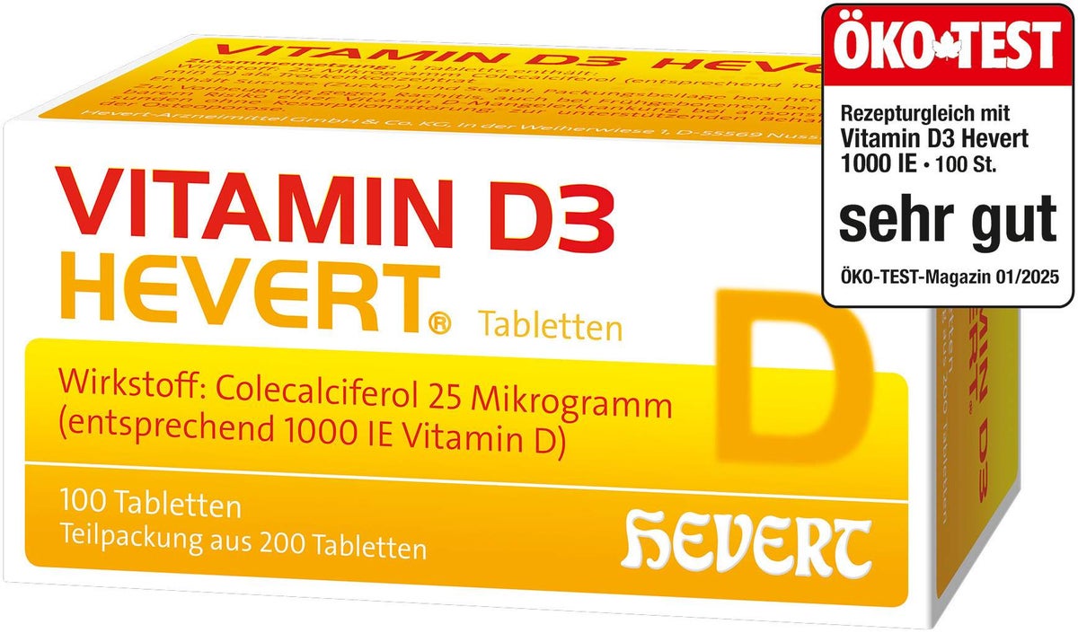 Vitamin D3 Hevert 200 Tabletten