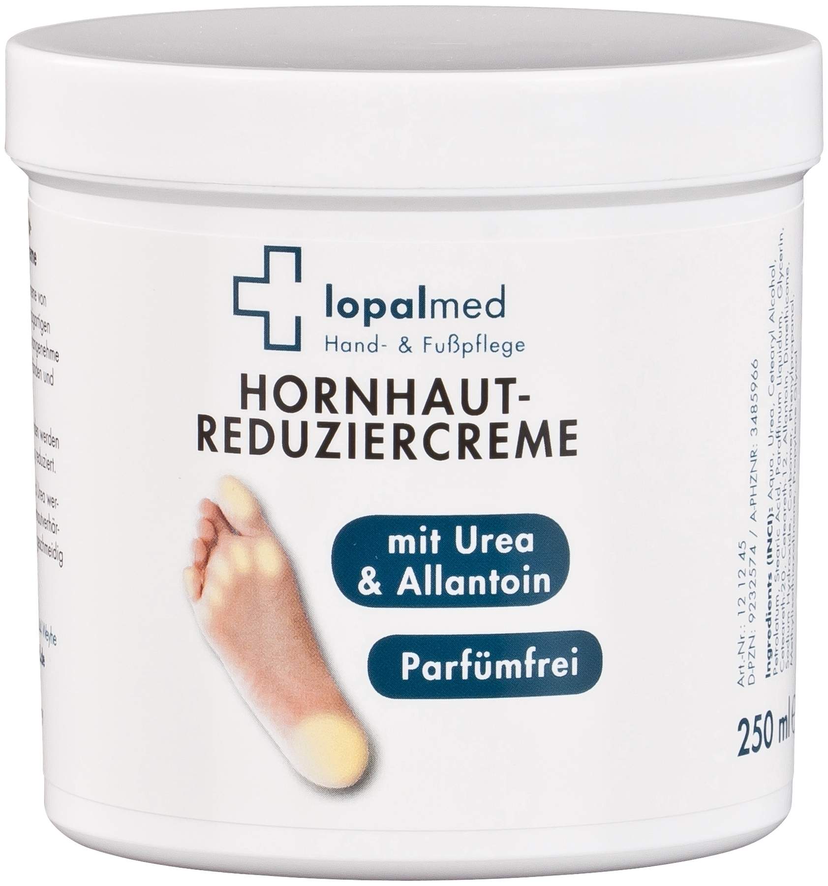 Lopalmed Hornhaut Reduziercreme mit Urea und Allantoin, 1 Stück