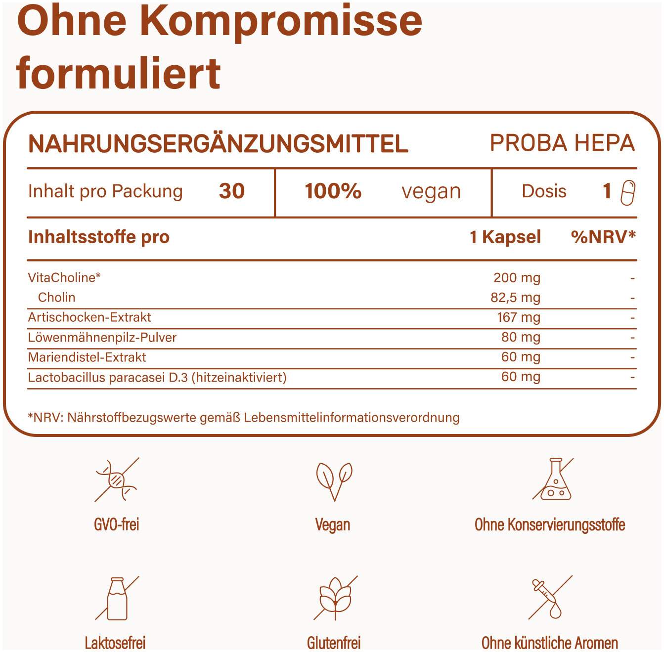 Probahepa Lebergesundheit Pro 30 Kapseln