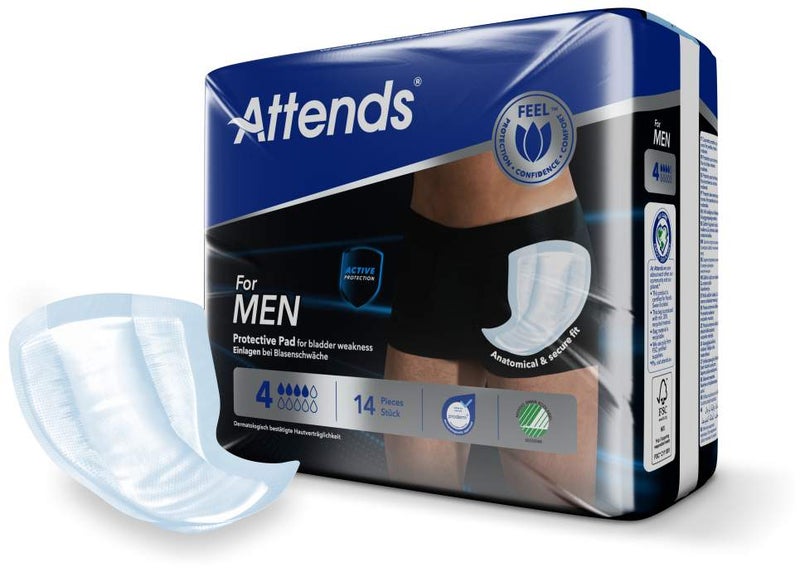 Attends for Men 4 Protective Pad