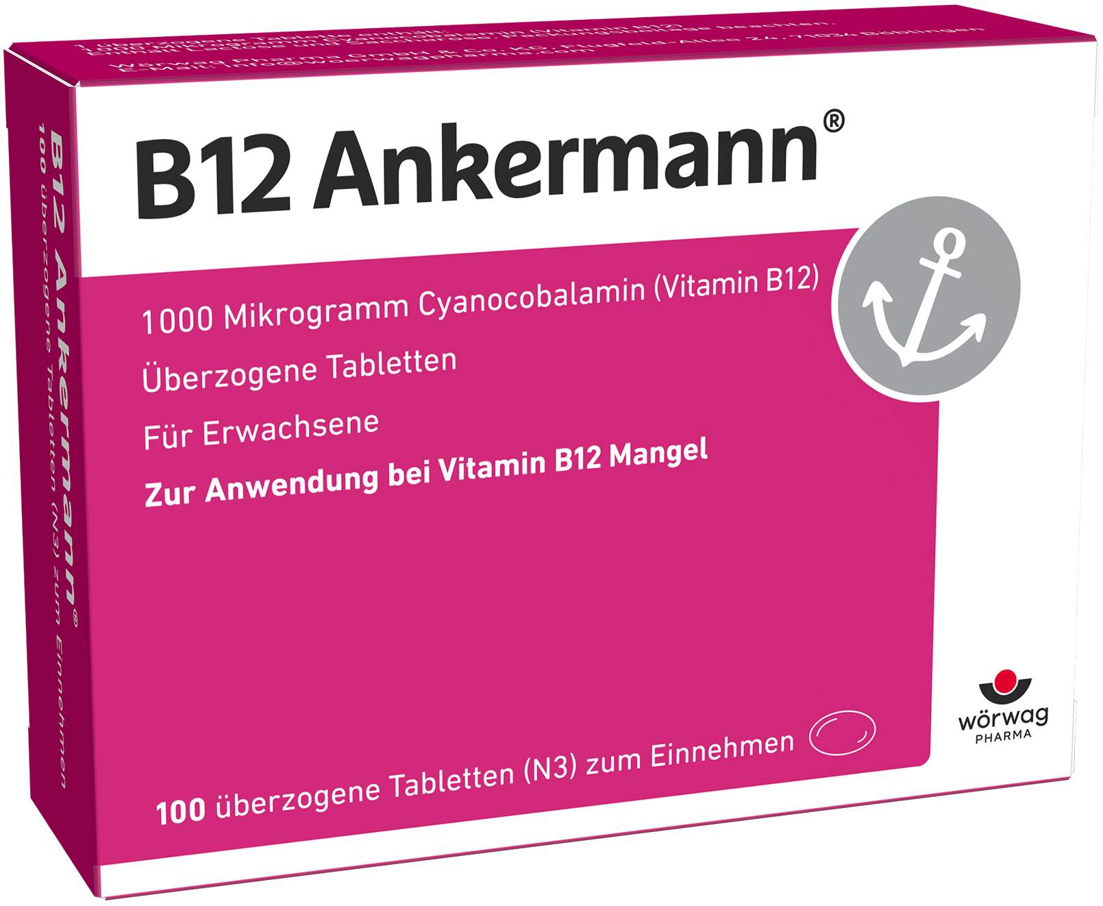 B12 Ankermann 100 überzogene Tabletten