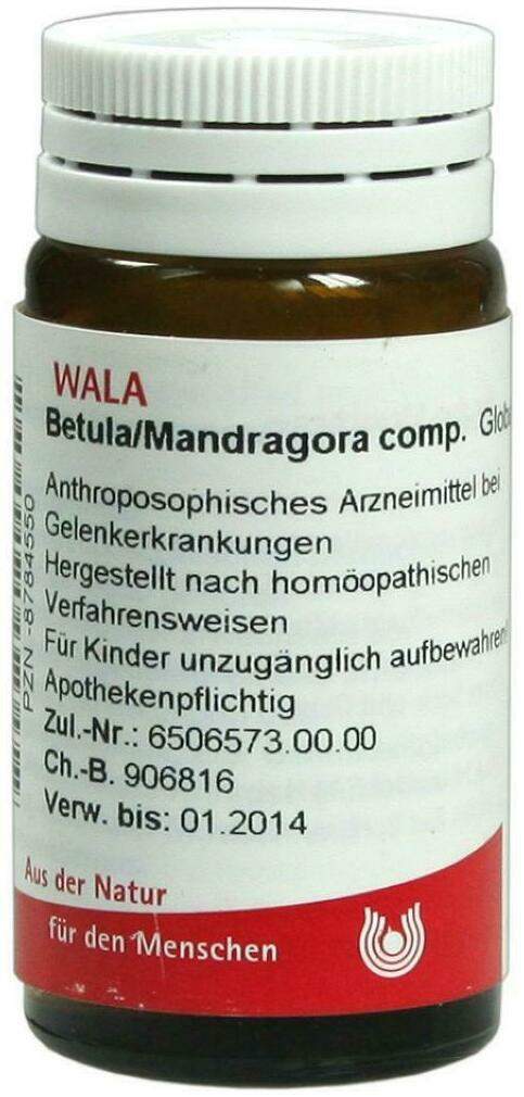 Wala Betula Mandragora Comp. 20 G Globuli
