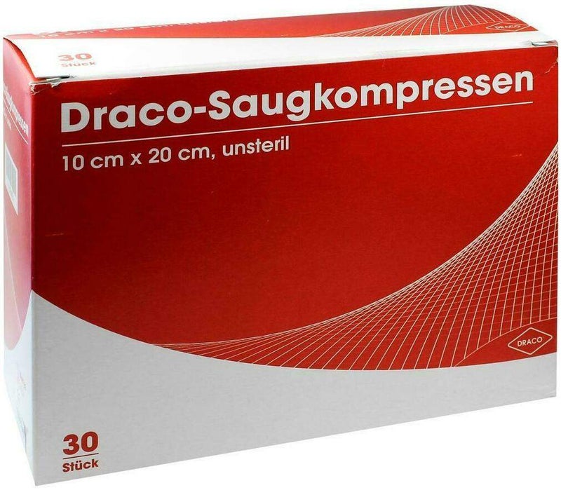 Saugkompressen Unsteril 10x20cm Draco