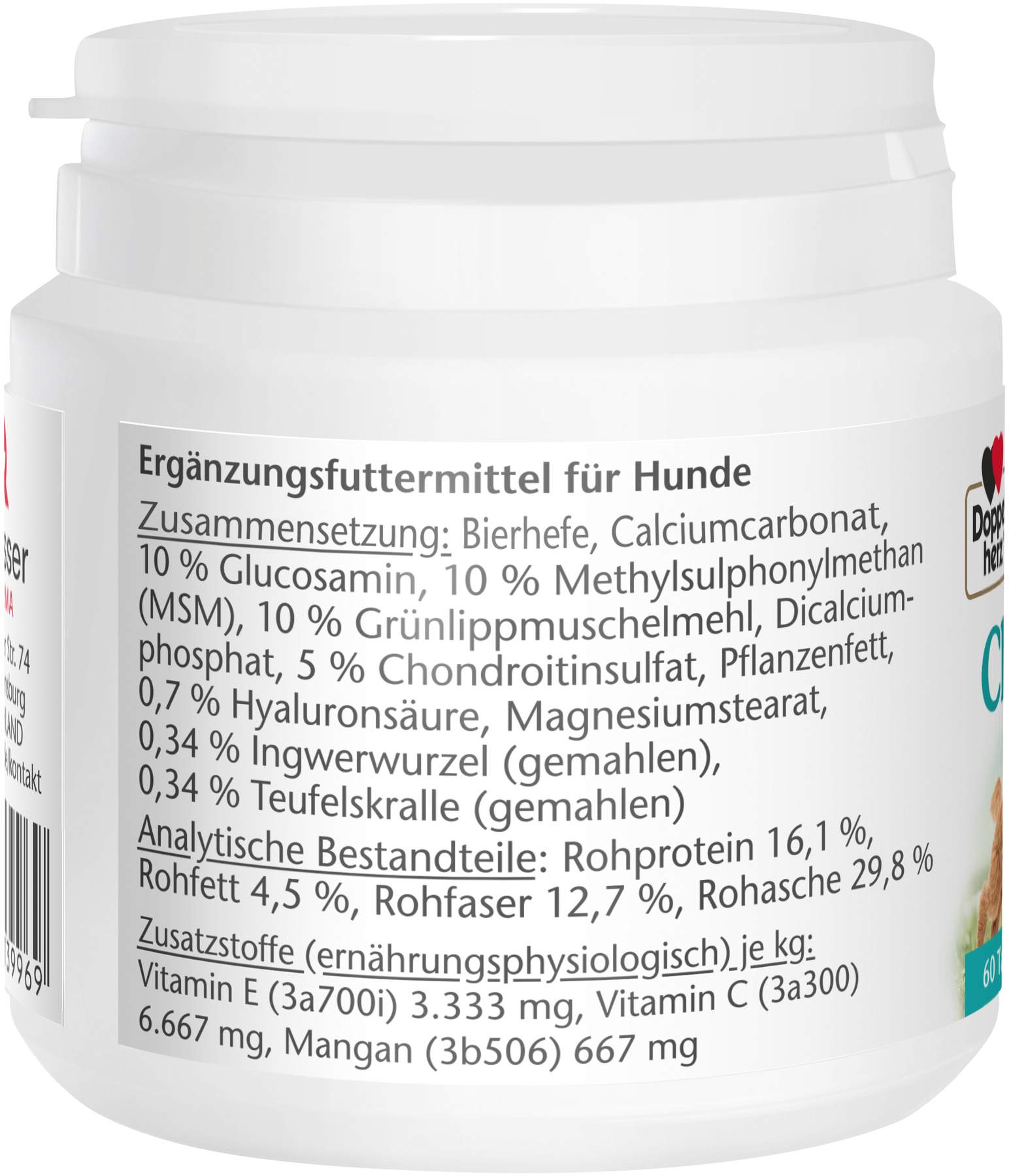 Doppelherz Für Tiere Chondro Plus Für Hunde 60 Tabletten