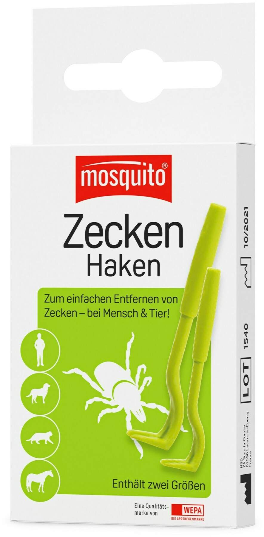 Mosquito Zecken-Haken 2 Stück